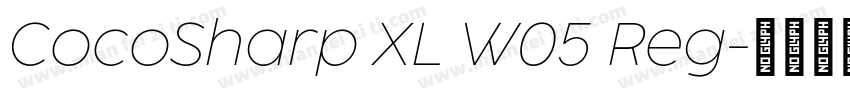CocoSharp XL W05 Reg字体转换